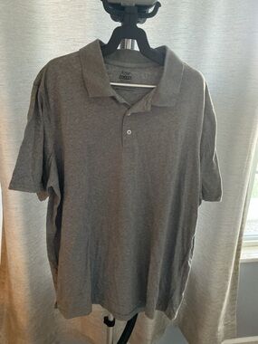 Azur Men’s Gray Polo Shirt | Size XL | 100% Cotton